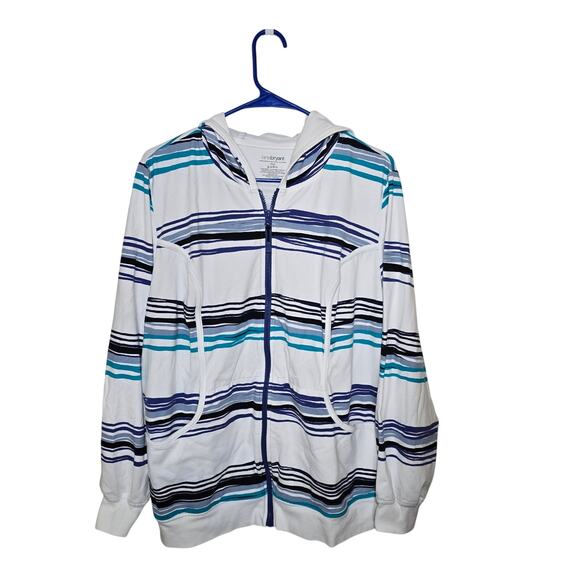 Lane Bryant Jackets & Blazers - Lane Bryant Classic Soft Lightweight Nautical Full Zip Jacket Womens 18/20